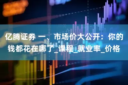 亿腾证券 一、市场价大公开：你的钱都花在哪了_课程_就业率_价格